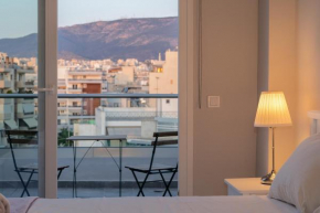 Sunny penthouse w/ Acropolis view next to metro